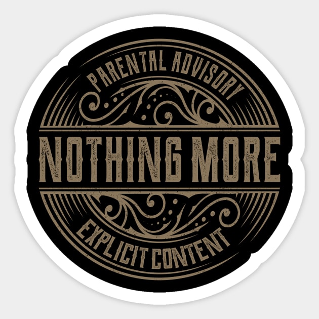 Nothing More Vintage Ornament Sticker by irbey